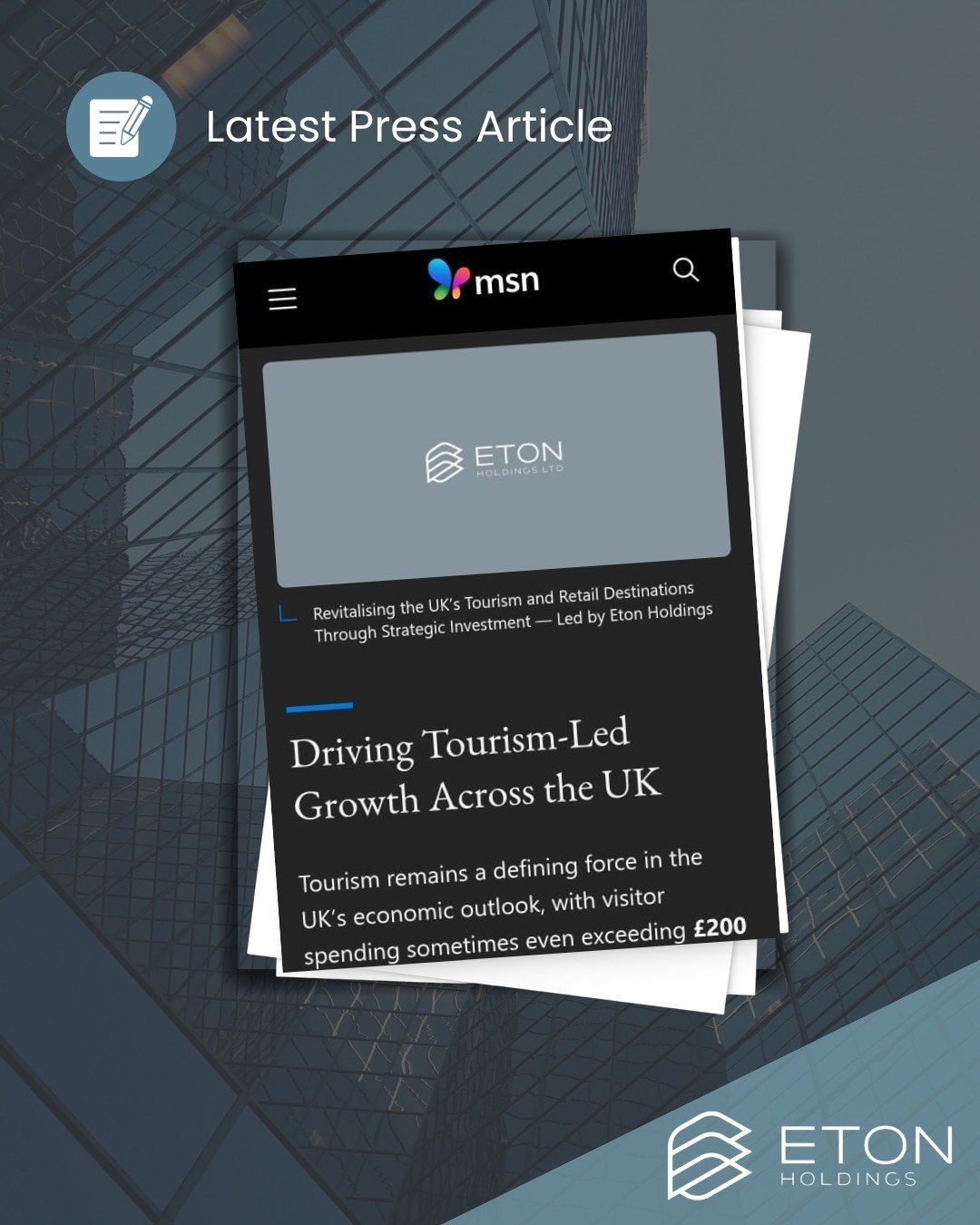 MSNnewsEtonHoldingsleadingcomemrcialpropertyexperttinU