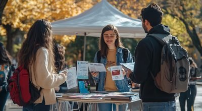 volunteers-handing-out-informational-brochures-talking-students-campaign-booth (1)